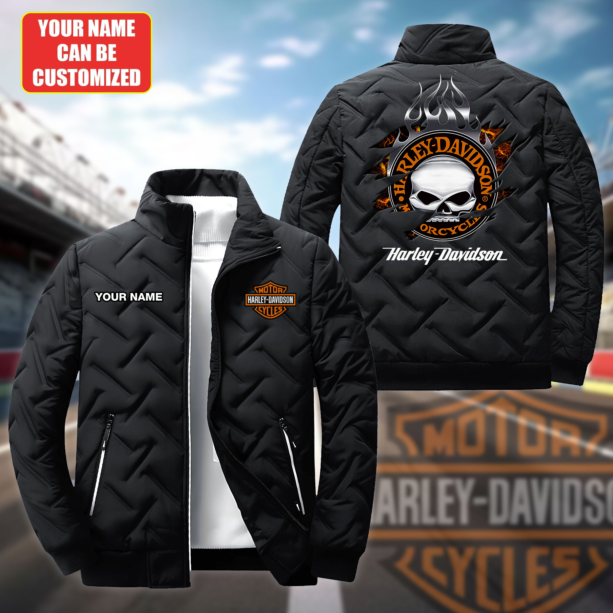 Personalized Limited Edition 3D Puffer Down Jacket HDL58